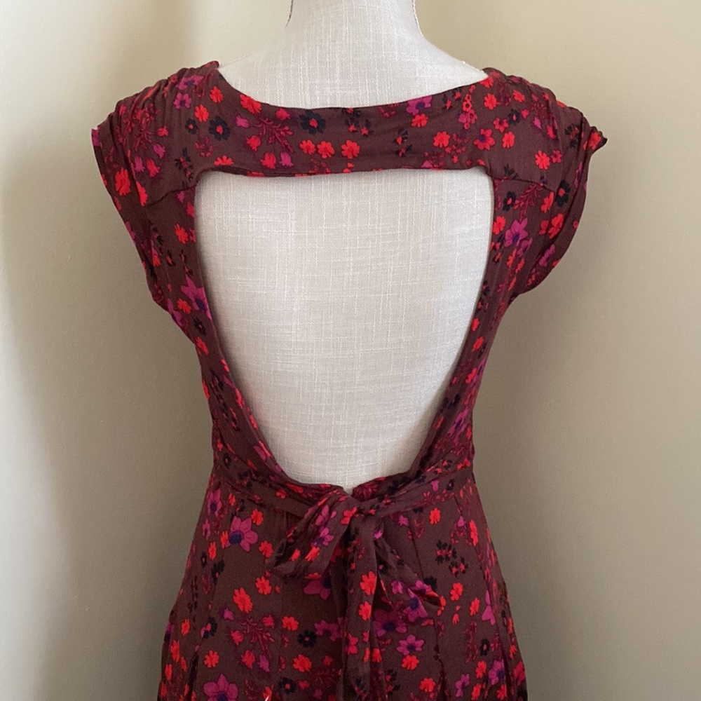 Free People Red It Takes Two Wrap Dress - Picture 11 of 14